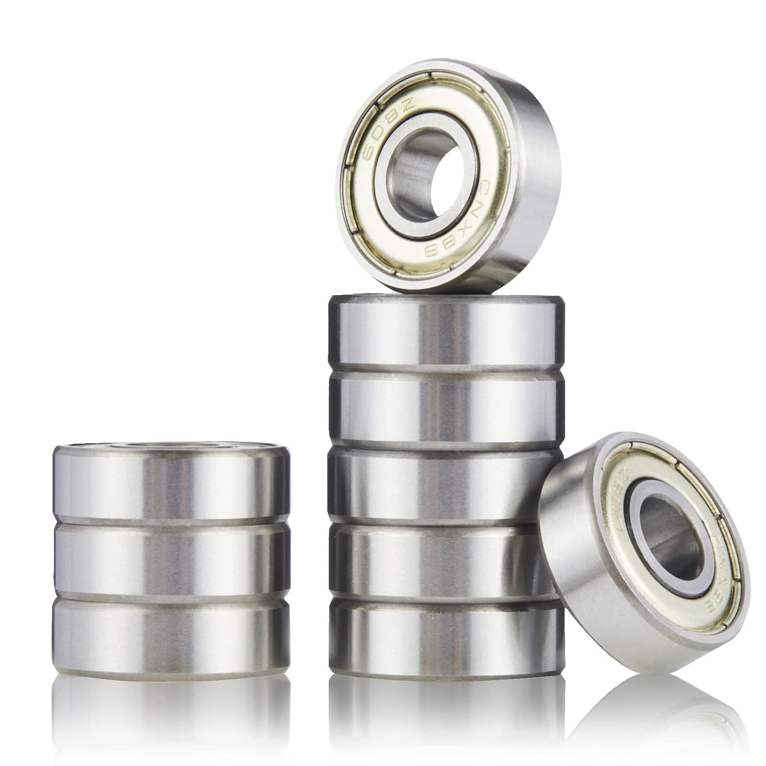 3D Printing Metal - 10/20PC 608ZZ Kugellager Kohlenstoffstahl Einreihige Rillenminiaturlager