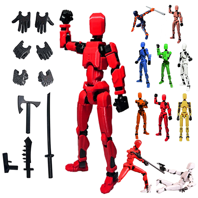 3D Printing Action Figure - 1 Stück 13-Gelenkige Bewegliche Puppe DIY