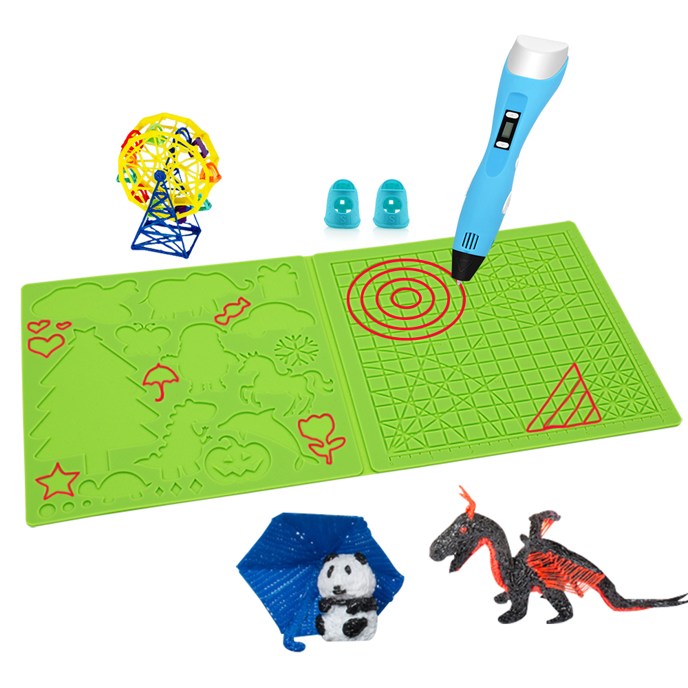 3D Printing Template - 3D-Druckstift-Silikon-Pad mit grundlegender geometrischer Vorlage, 2