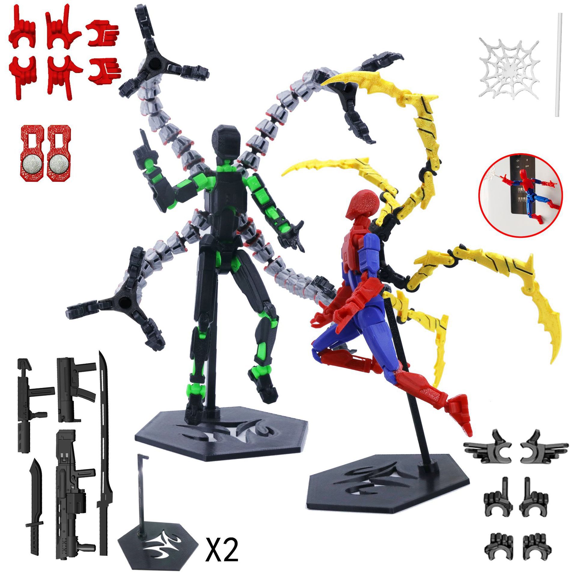 3D-gedrucktes Robotermodell, S – 3D Printing Action Figure Bewertung und Preis