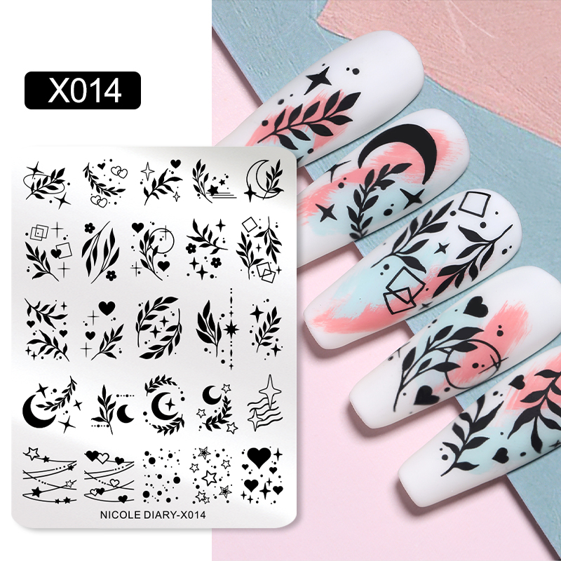 NICOLE DIARY Blätter Blume Nai – 3D Printing Template Bewertung und Preis