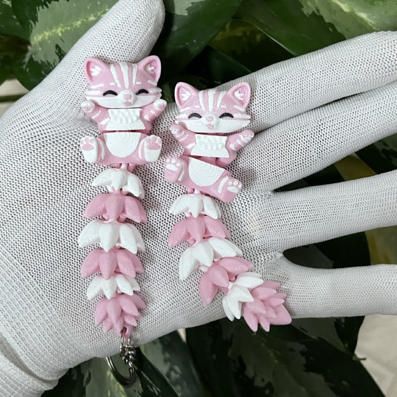 3D-gedruckter rosa Katzen-Schl – 3D Printing Design Software Bewertung und Preis