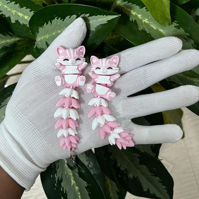 3D-gedruckter rosa Katzen-Schl – 3D Printing Design Software Bewertung und Preis