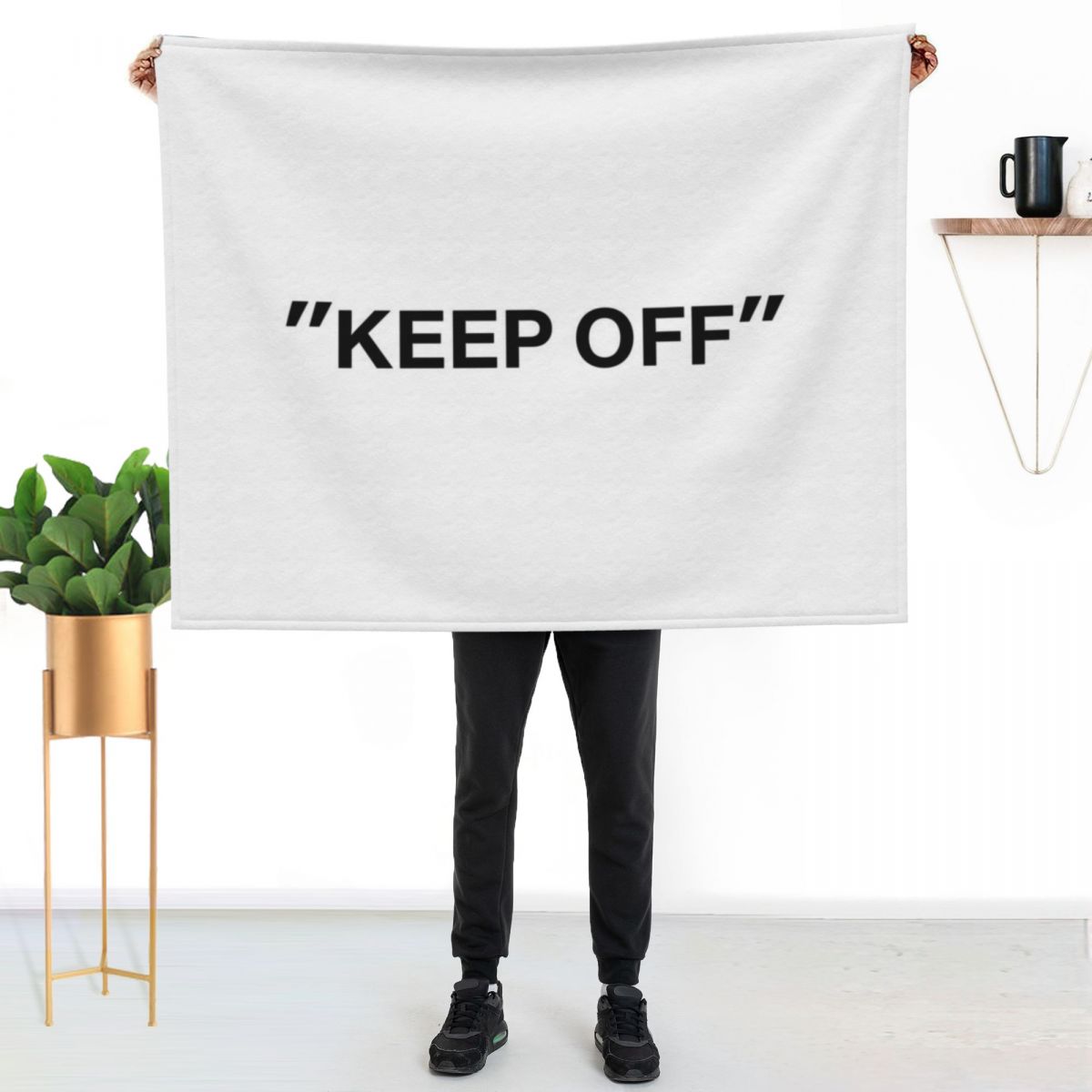 KEEP OFF Zitat Wurfdecke Luxus – 3D Printing Quotation Bewertung und Preis