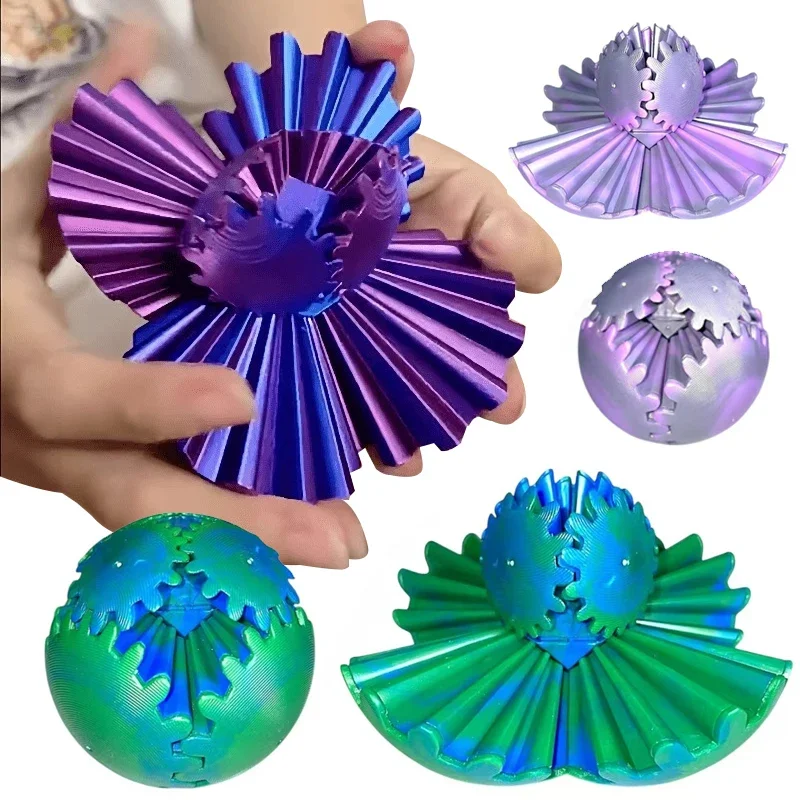 Gear Ball 3D-gedrucktes Fidget – 3D Printing Gears Bewertung und Preis