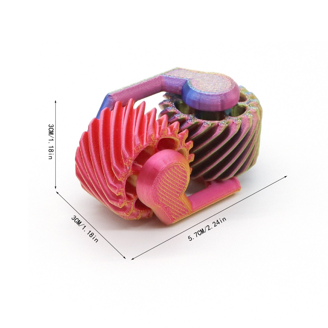 3D-Gedruckter Fidget Spinner,  – 3D Printing Gears Bewertung und Preis