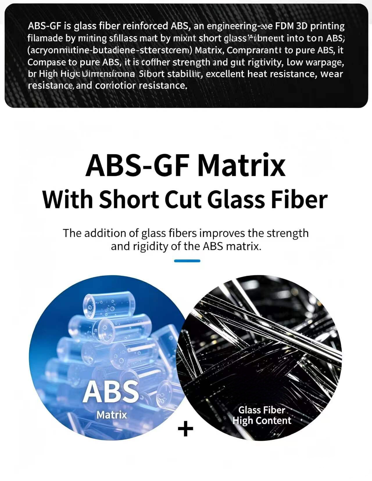 5KG ABS GF Filament 2,85mm Gla – 3D Printing Glass Bewertung und Preis