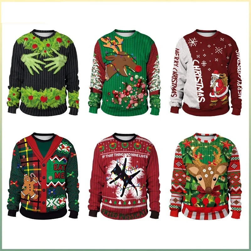 Herren Damen Weihnachts-Sweats – 3D Printing Glass Bewertung und Preis