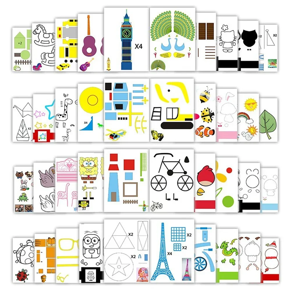3D-Stift-Zeichenbuch mit grafi – 3D Printing Template Bewertung und Preis