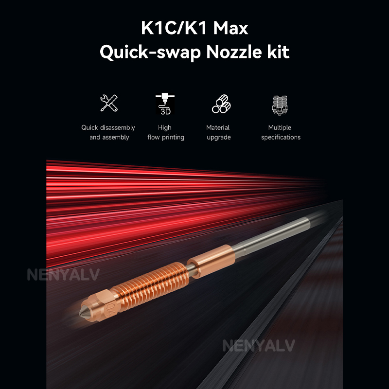 Hochfluss verbesserte K1C K1 M – Ender 3 Upgrade Kit Bewertung und Preis