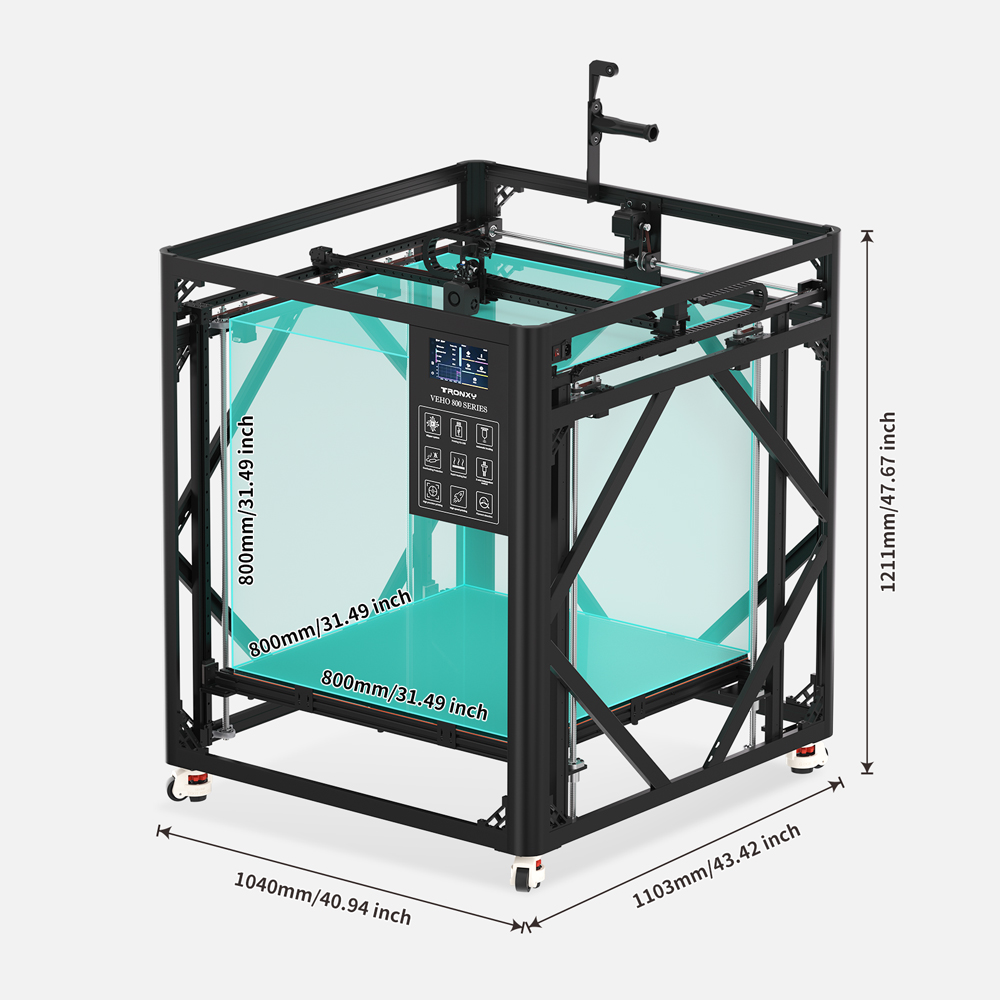 TRONXY VEHO 800 PRO 3D-Drucker – 3D Printing Software Bewertung und Preis