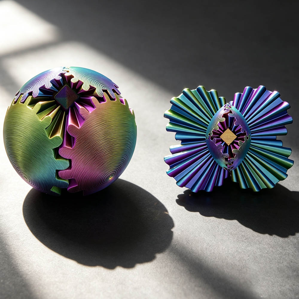 Kreatives 3D-gedrucktes Zahnra – 3D Printing Gears Bewertung und Preis