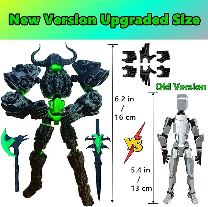 Titan 13 Actionfigur, fertig m – 3D Printing Action Figure Bewertung und Preis