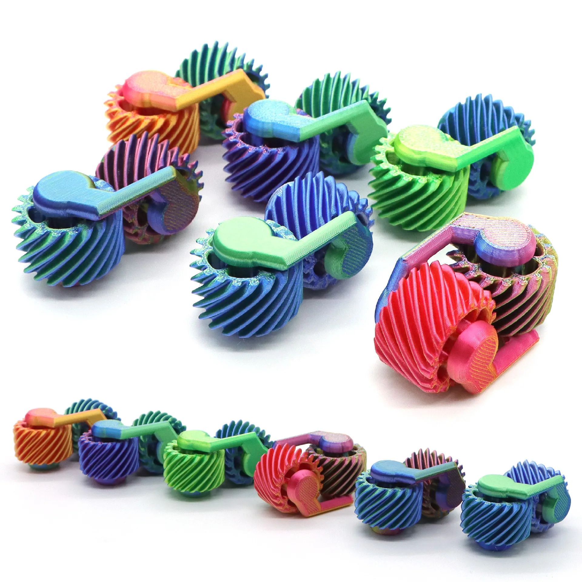 Beliebtes 3D-gedrucktes Fidget – 3D Printing Gears Bewertung und Preis